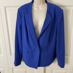 Le Château Blue Single Button Blazer  LAST CALL NO OFFERS ACCEPTED